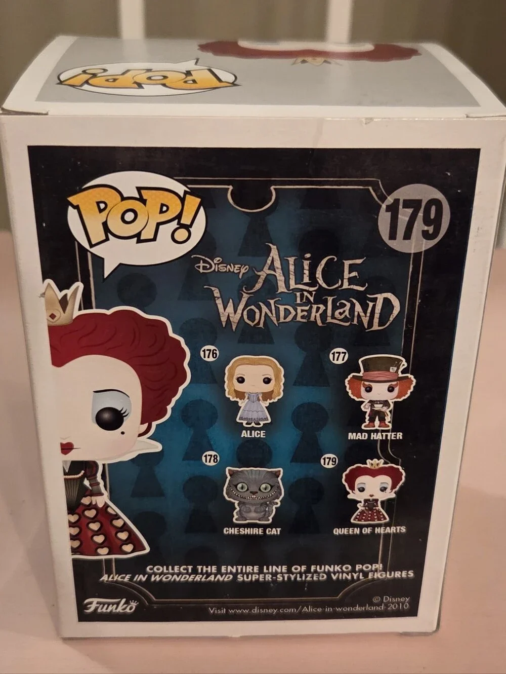 ♡ funko pop! alice in wonderland: queen of hearts #179 ♡